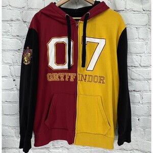 Wizarding World Harry Potter Universal Studios Gryffindor 07 Full Zip Hoodie L